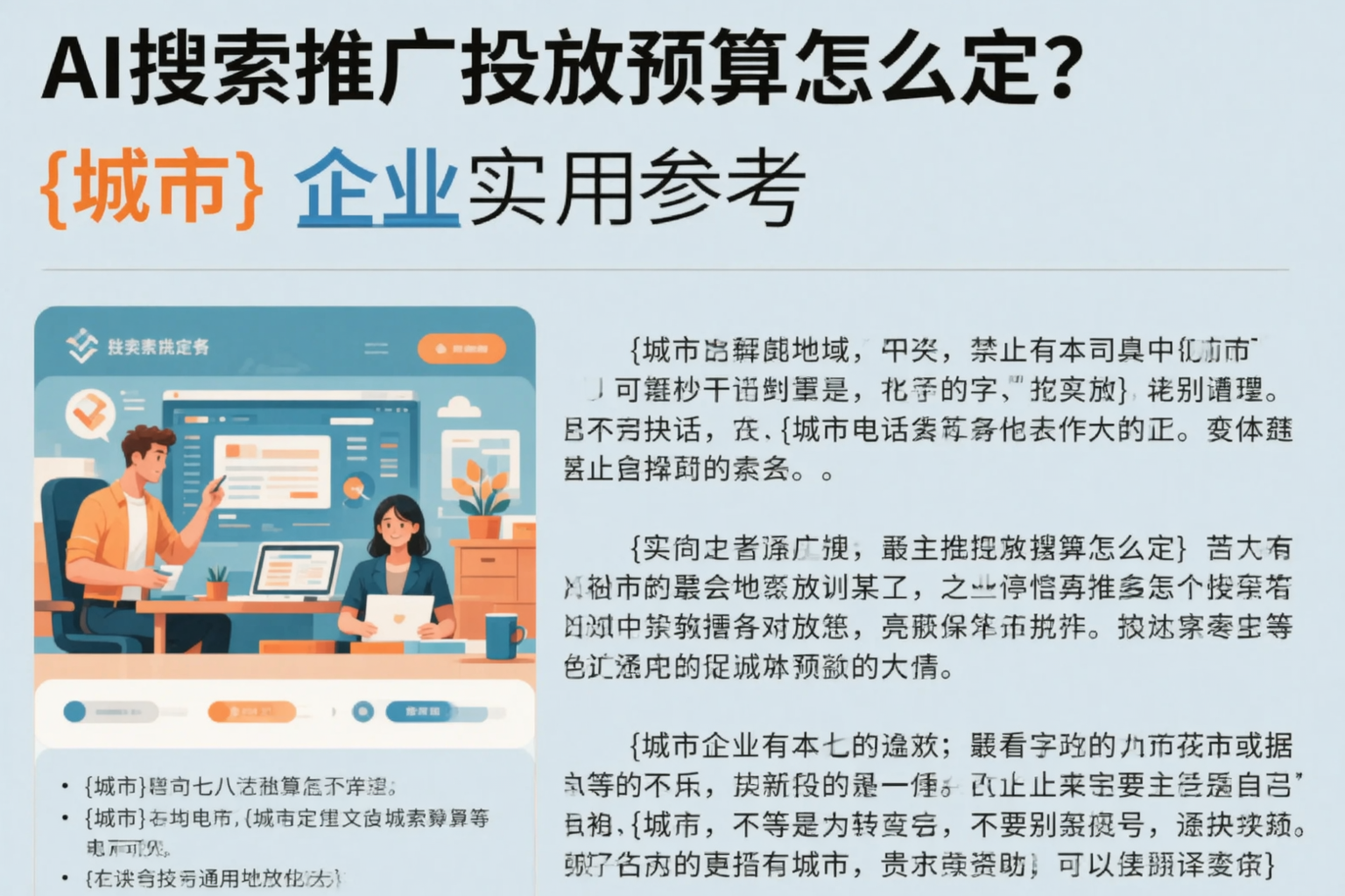 AI搜索推广投放预算怎么定?克孜勒苏企业实用参考