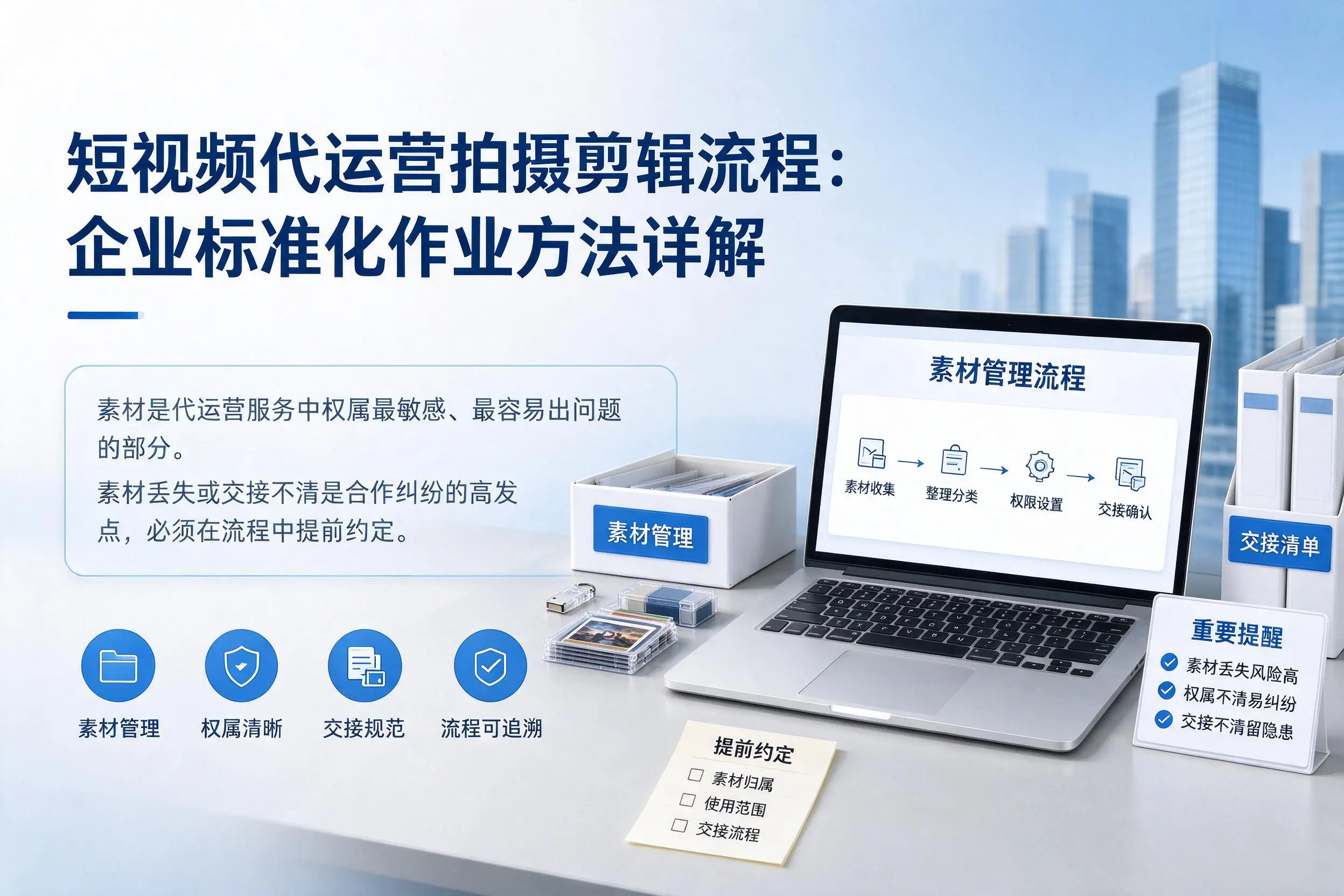 短视频代运营拍摄剪辑流程:克孜勒苏企业标准化作业方法详解