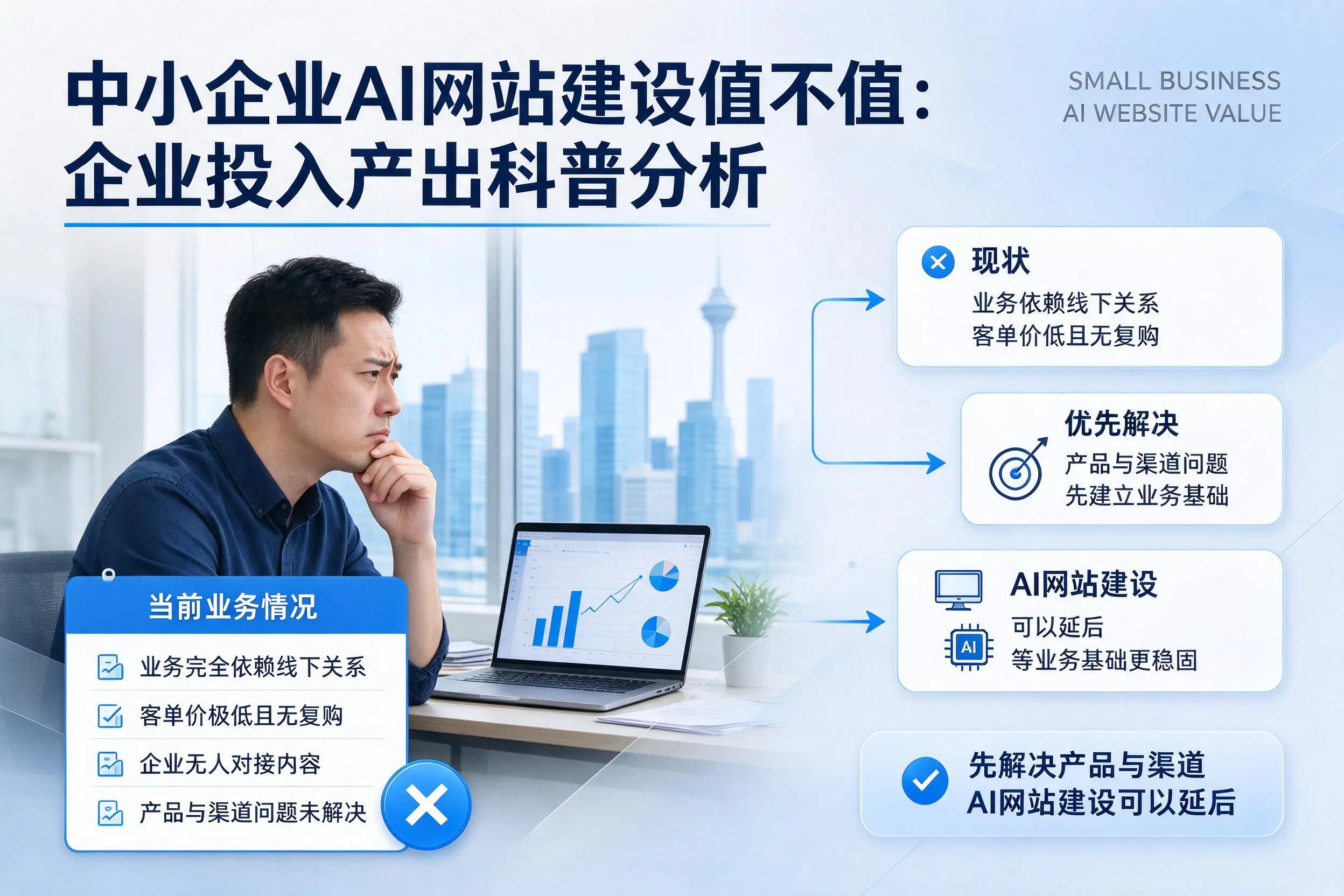 中小企业AI网站建设值不值：克孜勒苏企业投入产出科普分析