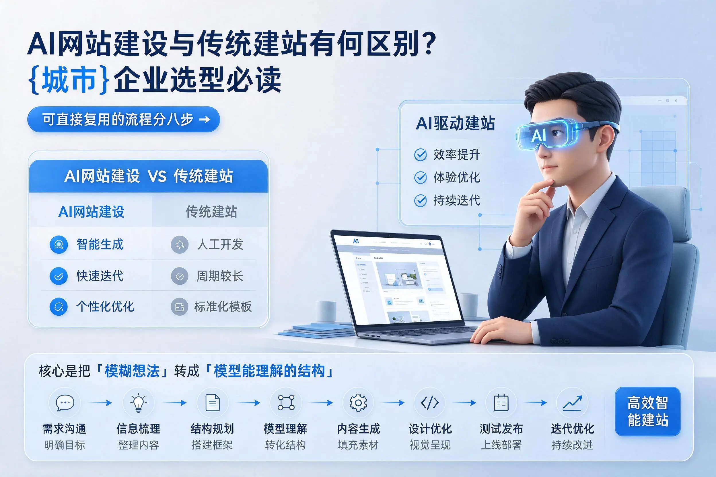 AI网站建设与传统建站有何区别?克孜勒苏企业选型必读
