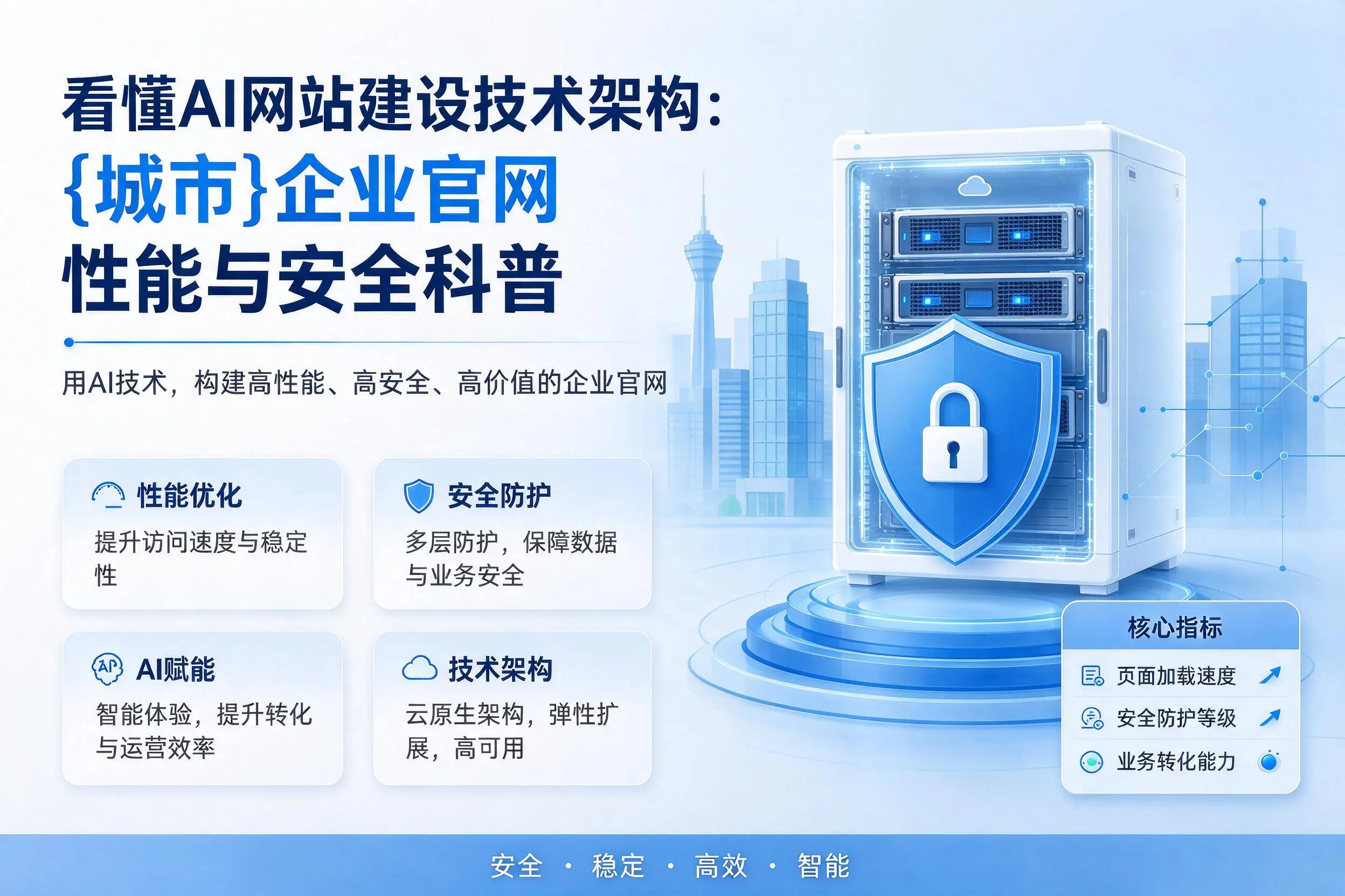 看懂AI网站建设技术架构：克孜勒苏企业官网性能与安全科普